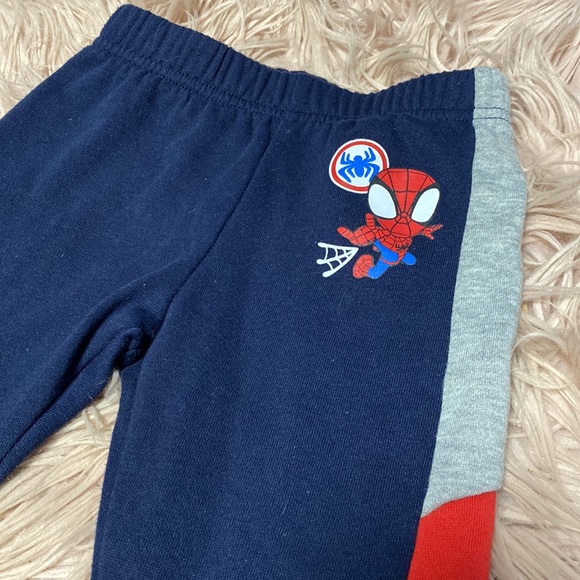 Boys Spiderman Sweat Pants - Picture 2 of 3